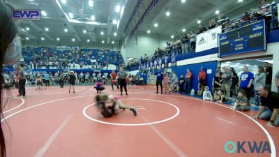 67 lbs Semifinal - AmaniWi LaMere, Standfast vs Avery Wagner, Choctaw Ironman Youth Wrestling