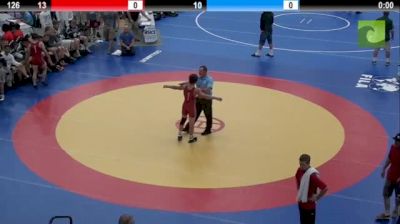 126lbs Match Mitch McKee (MN) vs. Lincoln Olson (MI)