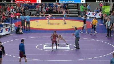 126lbs Match Chaz Tucker vs. Taylor Lamont (UT)