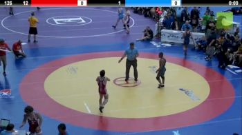 126lbs Match Kaid Brock (OK) vs. Chaz Tucker (NJ)