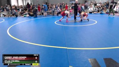 140 lbs Round 1 - Cassidy Jones-Mowen, Omak Wrecking Crew Wrestling vs Kylah Colwell, Washington