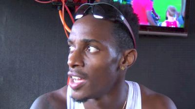 Tony McQuay after 4th place in Lausanne 400m