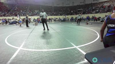 52 lbs Round Of 16 - Kye Parker, Weatherford Youth Wrestling vs Lorenzo Hawkins, Tulsa Blue T Panthers