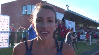 Lauren Penney on Oiselle after Cork 3k