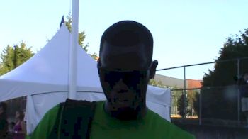 Charles Jock works on speed in 400