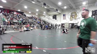 157 lbs Champ. Round 1 - Derrick Arcudi, Westlake vs Robert Alanis, Servite