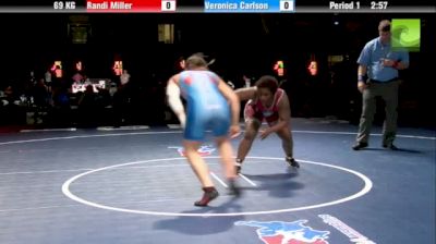 69kg finals 1, Randi Miller, Army vs Veronica Carlson, NYAC