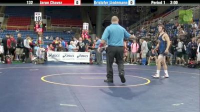 132lbs Semi-finals Jaron Chavez (ID) vs. Kristofer Lindemann (NJ)