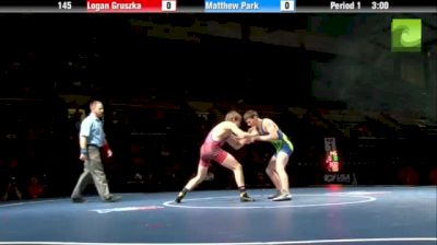 145lbs Finals Logan Gruszka (IL) vs. Matthew Park (ID)