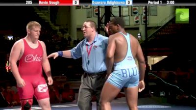 285lbs Finals Kevin Vough (OH) vs. Osawaru Odighizuwa (OR)