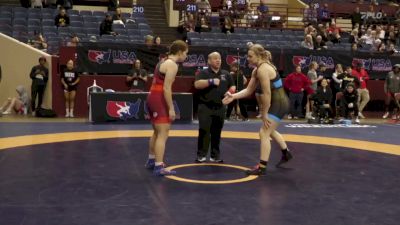 76 lbs Champ. Round 1 - Hannah Sjostrom, North Dakota vs Marlynne Deede, Iowa Womens Wrestling Club