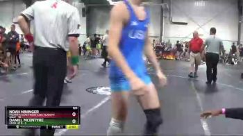 126 lbs Round 2 (3 Team) - Noah Nininger, Palmetto State Wrestling Academy Gold vs Daniel McEntyre, Level Up B