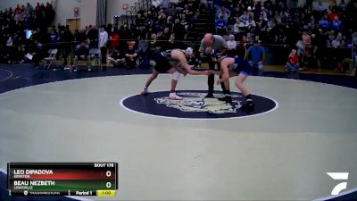 120 lbs Cons. Round 1 - Beau Nezbeth, Louisville vs Leo DiPadova, Kenston