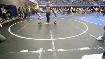 49-52 lbs Rr Rnd 1 - Raylee Dawes, Keystone Wrestling Club vs Remy Parrish, Claremore Wrestling Club