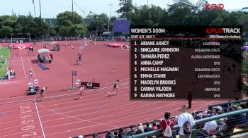 Women's 800m, Heat 3