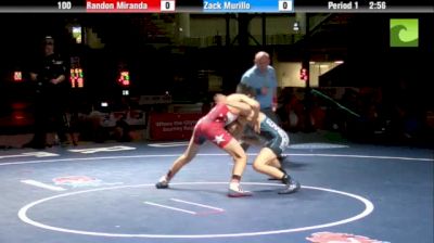 100lbs Finals Randon Miranda (CA) vs. Zack Murillo (CN)