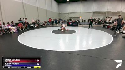 100 lbs Placement Matches (8 Team) - Bobby Gulzow, Oregon vs Justin Harbin, Alabama