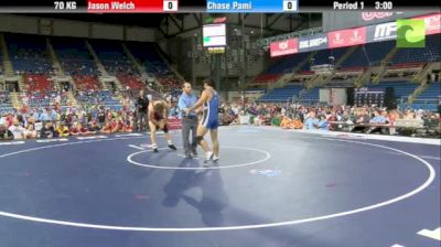 70kg Round 1 Jason Welch (Chicago RTC) vs. Chase Pami (Sunkist Kids)