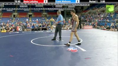 70kg Quarter-finals Kevin LeValley (MN Storm) vs. Frank Molinaro (NLWC)