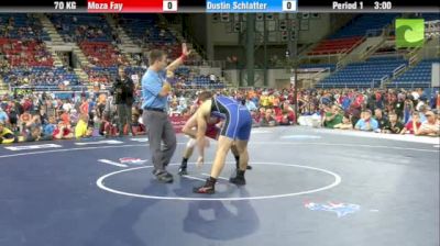 70kg Quarter-finals Moza Fay (Army) vs. Dustin Schlatter (MN Storm)