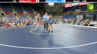 145lbs Semi-finals Jon Ross (PA) vs. Matt Park (ID)