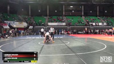 120 lbs Semifinal - Jayden Rouse, Dora vs Adrian Waugh, New Hope HS