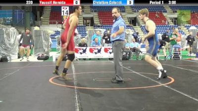 220lbs Quarter-finals Youssif Hemida (NY) vs. Christian Colucci (NJ)