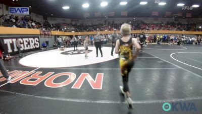 70 lbs Quarterfinal - Silas Hart, Madill Takedown vs Hunter Howell, Norman Grappling Club