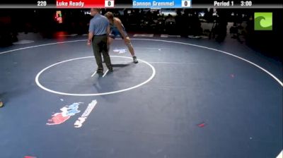 220lbs Finals Luke Ready (MI) vs. Gannon Gremmel (IA)