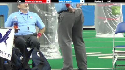 100lbs Semi-finals Randon Miranda (CA) vs. Arik Furseth (WI)