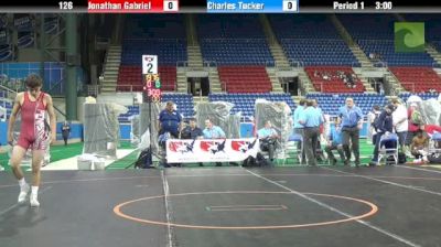 126lbs Semi-finals Jon Gabriel (PA) vs. Chaz Tucker (NJ)