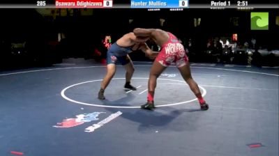 285lbs Finals Osu Odigozuwa (OR) vs. Hunter Mullins (WA)