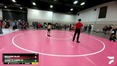 86 lbs 3rd Place Match - Everette Harris Jr., G580 Wrestling Club vs Benjamin Milam, Louisiana