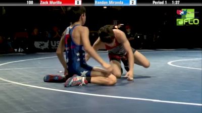 100lbs Finals Randon Miranda (CA) vs. Zac Murillo (CT)