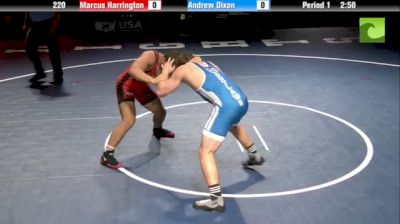 220lbs Finals Marcus Harrington (IA) vs. Andrew Dixon (OK)