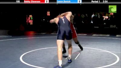 195lbs Finals Lance Benick (MN) vs. Robert Steveson (MN)