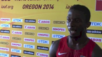 Tretez Kinnaird after a new PR in the 800 final