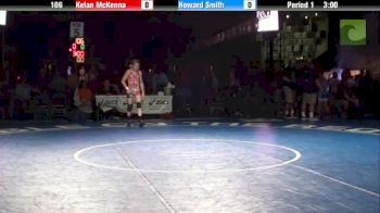 106lbs 5th Place Match Kelan McKenna (NY) vs. Howard Smtih (TX)