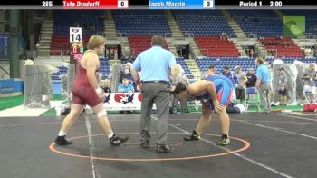 285lbs Quarter-finals Tate Orndorff (WA) vs. Jacob Marnin (IA)