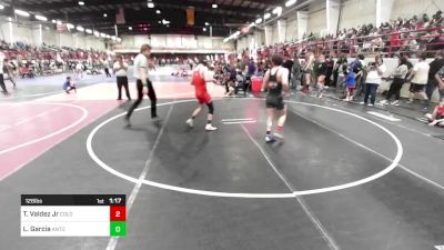 126 lbs Round Of 16 - Thomas Valdez Jr, Colorado Bad Boys vs Luke Garcia, Antonito HS