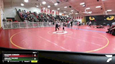 101 lbs Semifinal - Maggie Cornish, Tesoro vs Megan Valdez, San Jacinto