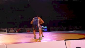 84kg Finals Areza Karmimachiani (IRI) vs. Azamat Dauletbekov (KAZ)