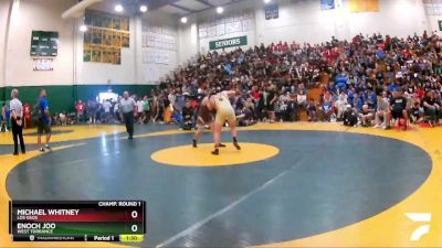 182 lbs Champ. Round 1 - Michael Whitney, Los Osos vs Enoch Joo, West Torrance