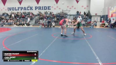 170 lbs Quarterfinal - Cash Short, Tumwater vs Hunter Faught, Black Hills