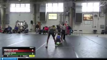 110 lbs Finals (2 Team) - Brendan Davies, Terps Xtreme vs Vedwin Nivas, Scorpions