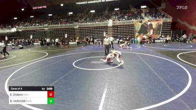 62 lbs Consi Of 4 - Eli Gideon, Cody WC vs Sawyer Holbrook, Natrona Colts WC