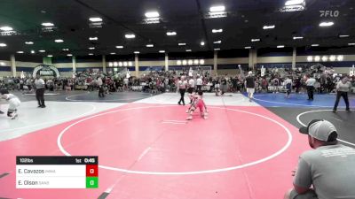 102 lbs Consi Of 16 #2 - Evan Cavazos, Immanuel HS vs Easton Olson, Sanderson Wr Acd