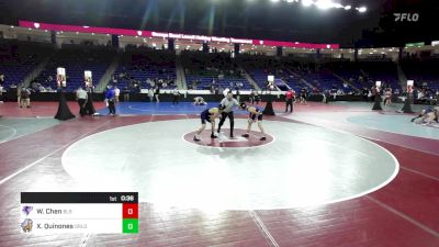 113 lbs Consi Of 16 #2 - Weitao Chen, Boston Latin vs Xavienh Quinones, Greater Lowell