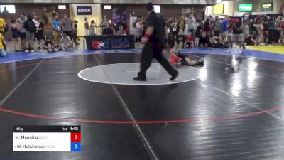 41 kg Cons 4 - Max Mannino, Gold Rush Wrestling vs Marco Hutcherson, Young Guns Wrestling Club