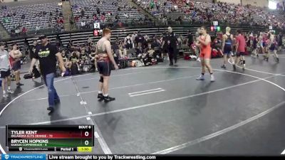 195 lbs Round 3 (6 Team) - Brycen Hopkins, Kansas Copperheads vs Tyler Kent, Oklahoma Elite Orange